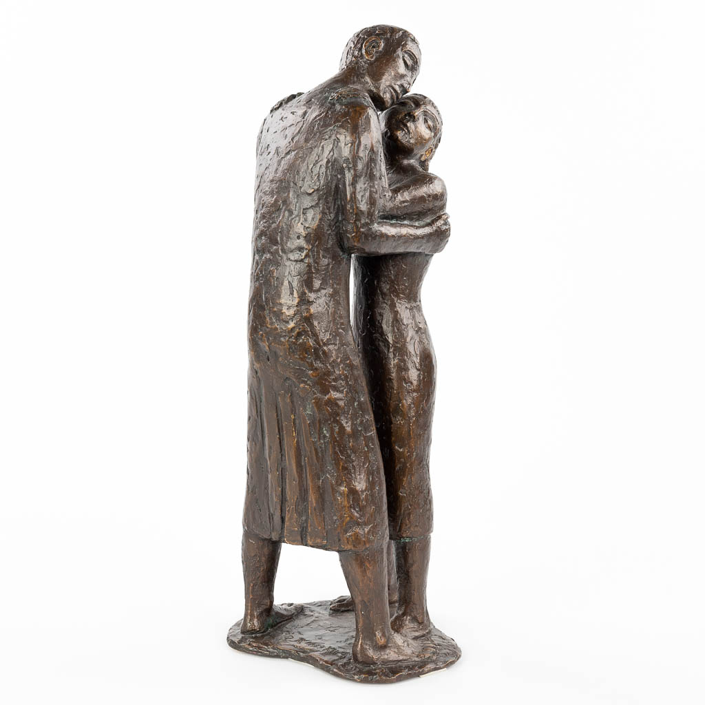 Richard KESSLER (1916) 'Der Abschied' ' Het Afscheid' gepatineerd brons (H:41cm)