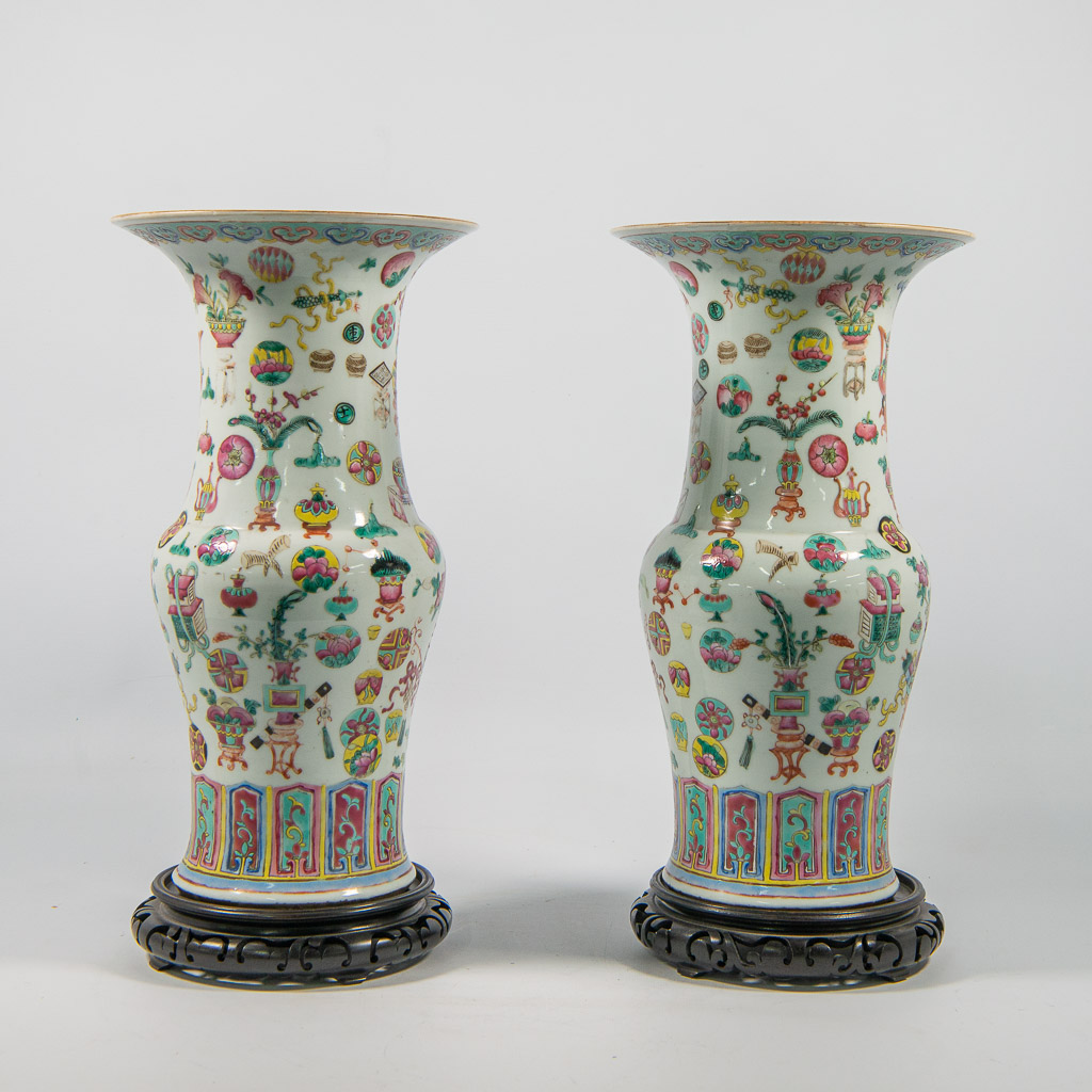  Pair of Chinese vases