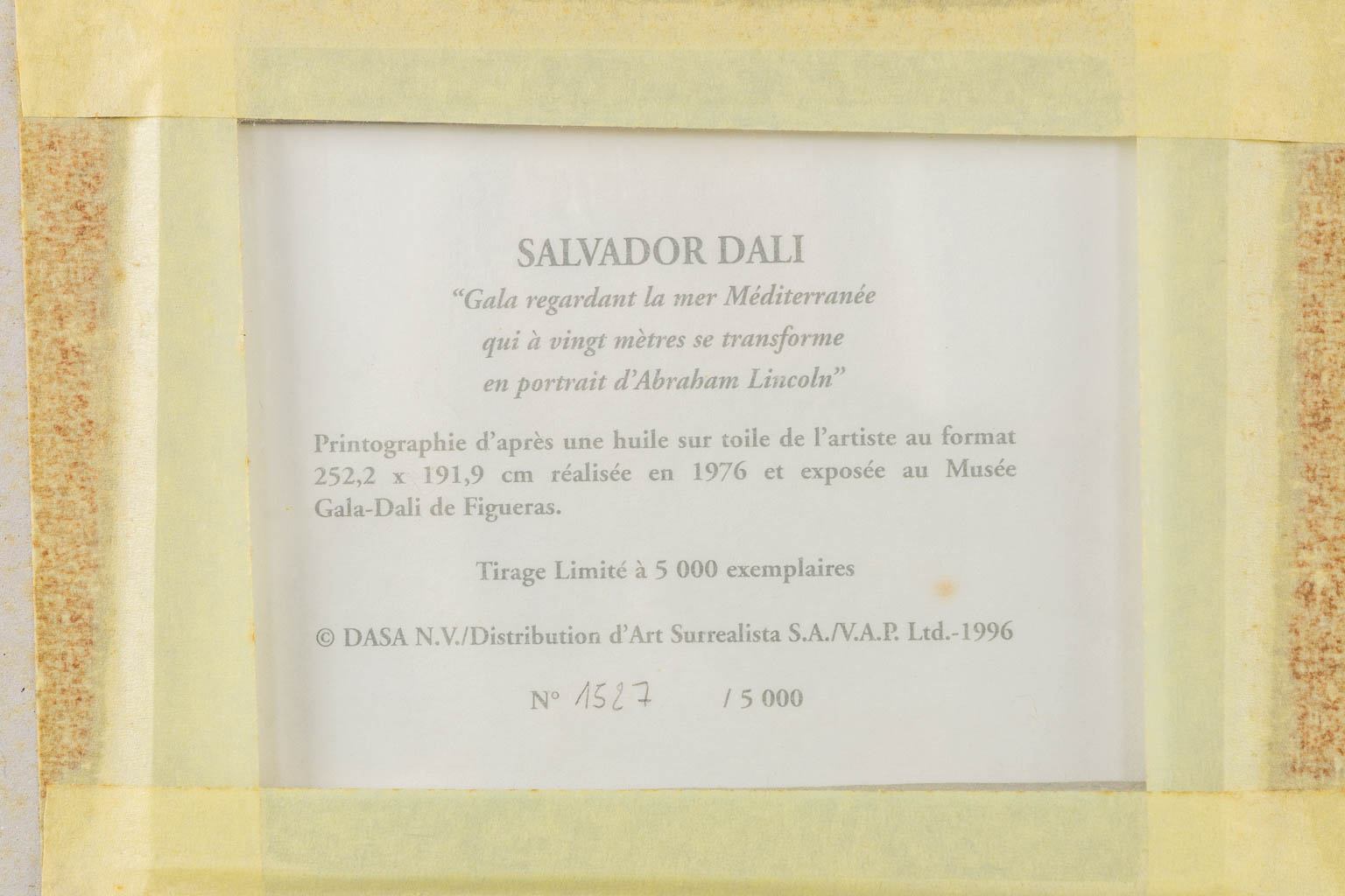 After Salvador DALI (1904-1989) 