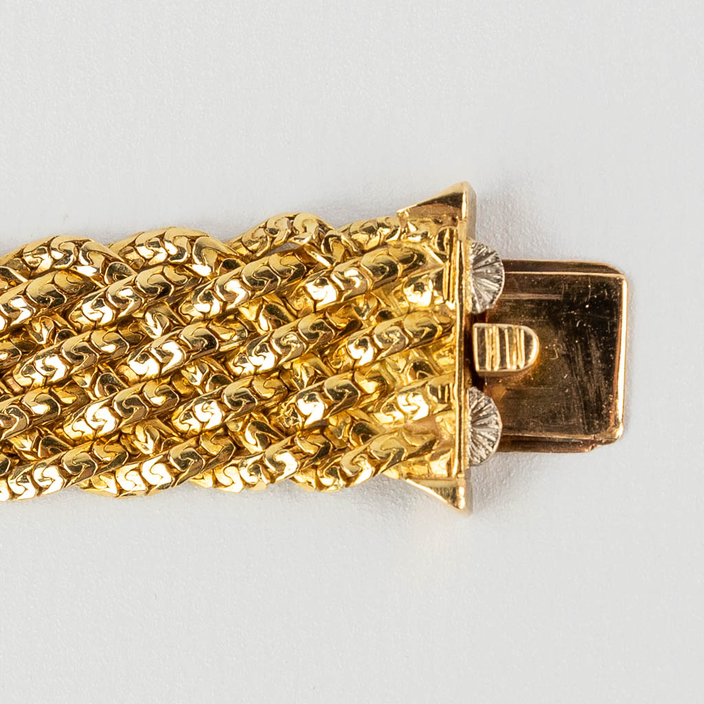 Een armband gemaakt uit geel goud, 18 karaat. 38,45g. (W:17 cm)