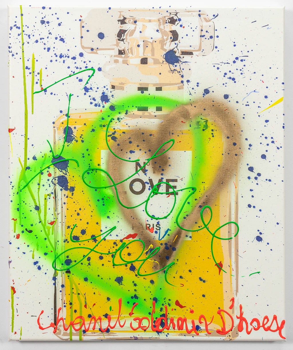 Hannes D'HAESE (1965) & Chanel GALDINI 'I Love You' (50 x 60 cm)