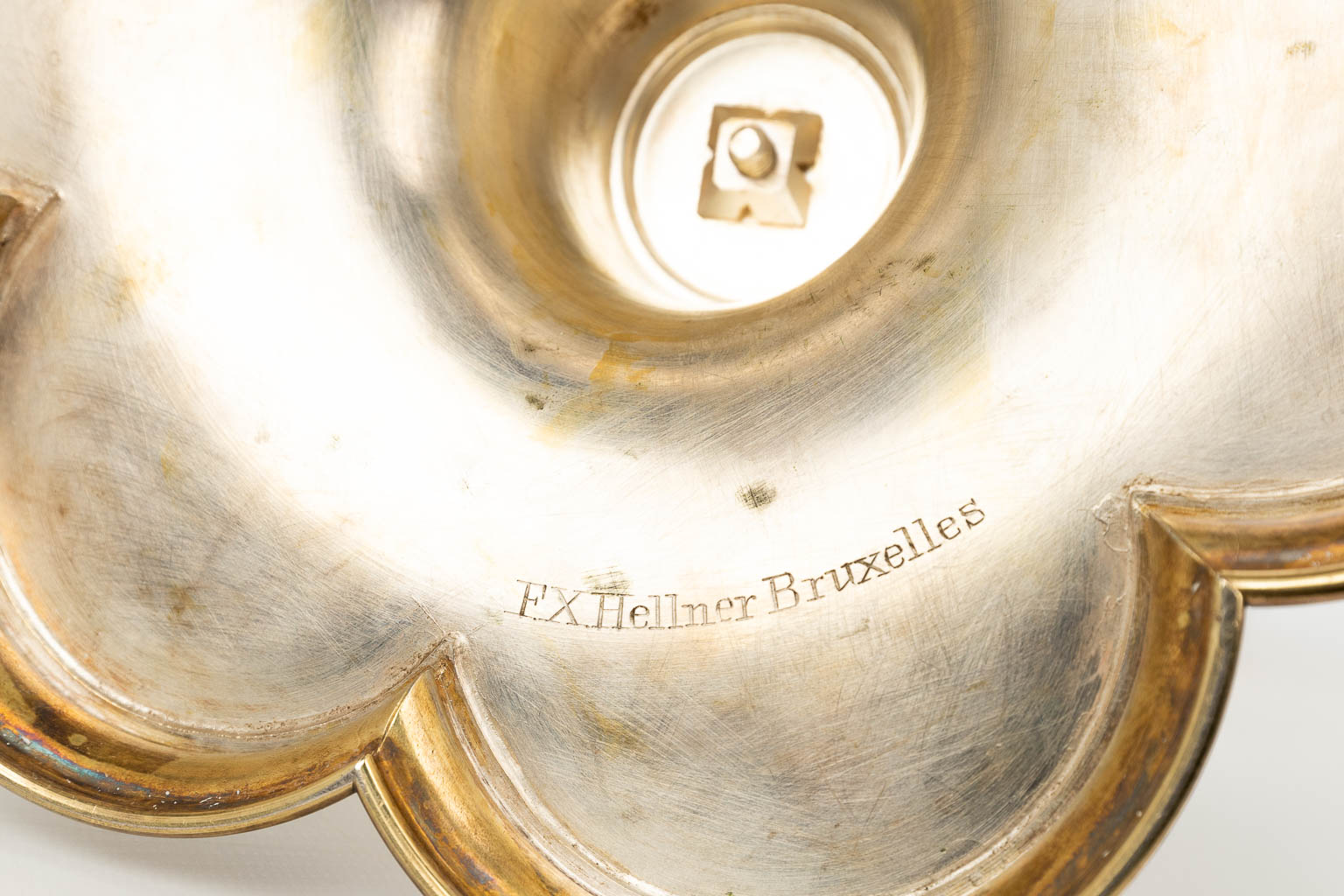 Franz Xaver HELLNER (1819-1901) Een uitzonderlijke neogotische torenmonstrans gemaakt uit verguld zilver (H:62cm)