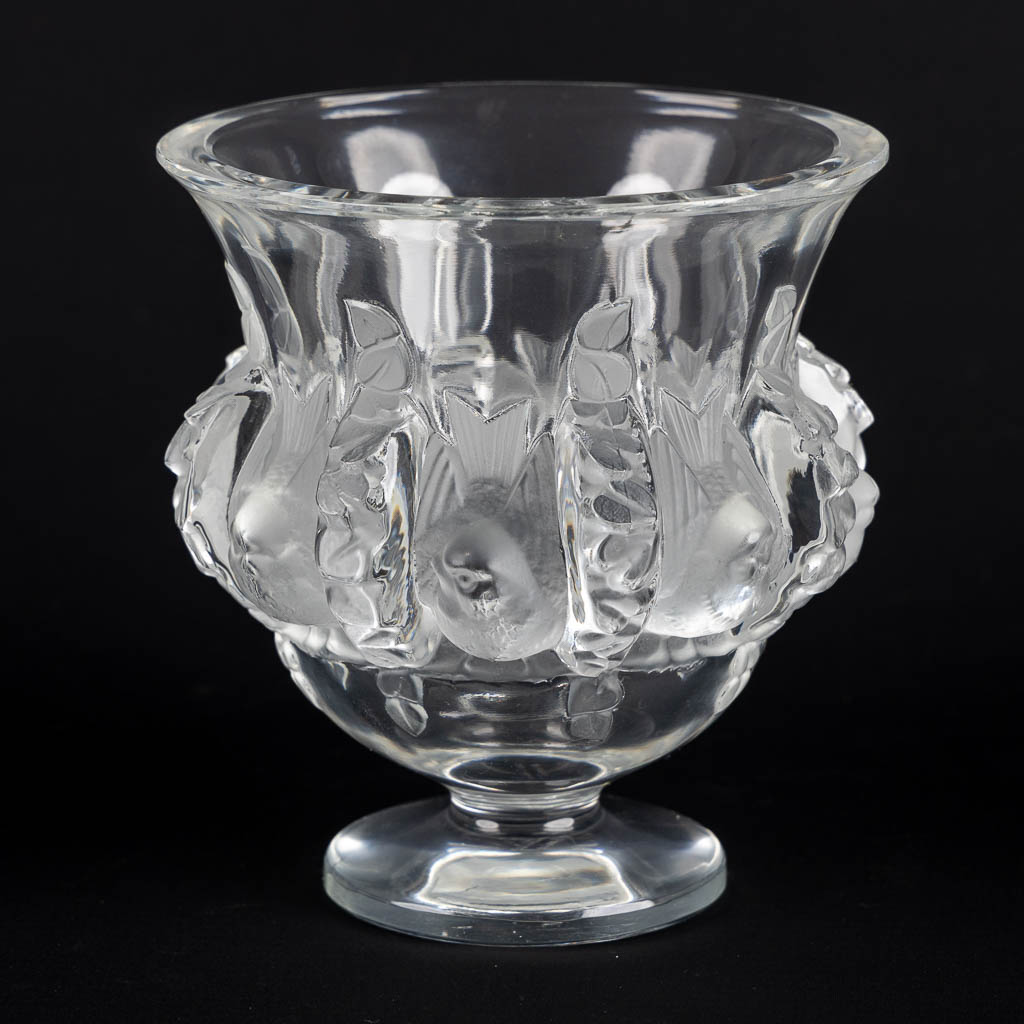 Lalique France, 'Dampierre' glas. (H:12,5 x D:12 cm)