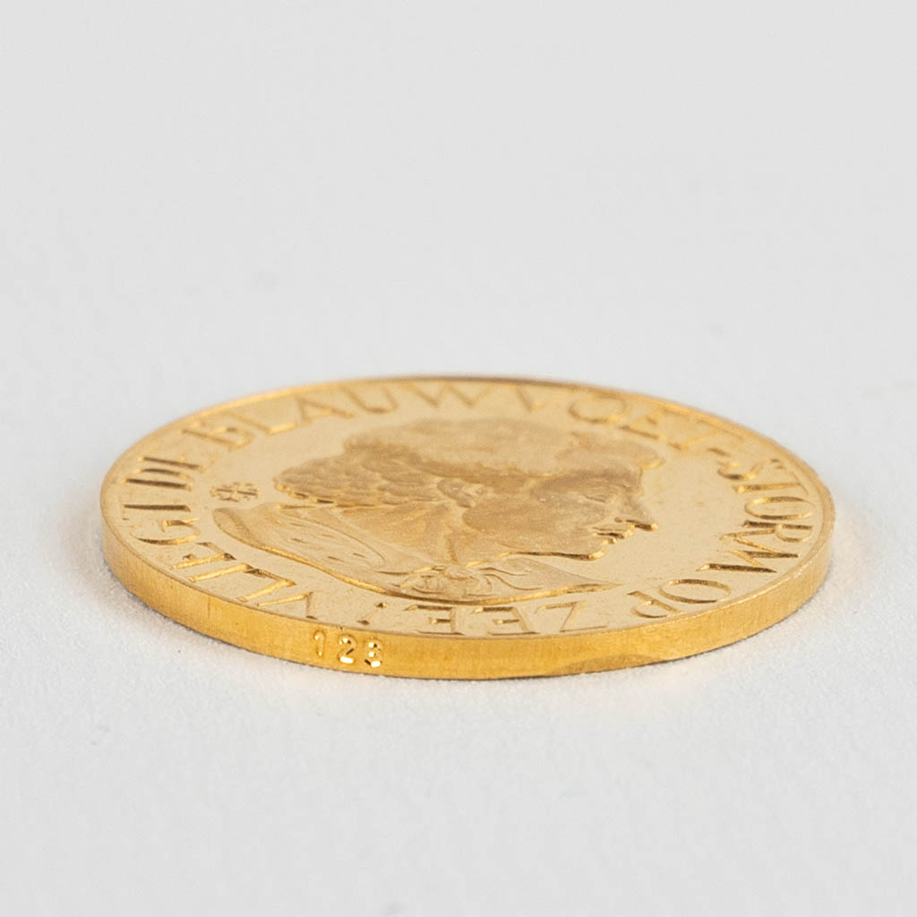 Een gouden munt Albrecht Rodenbach - Vliegt De Blauwvoet, Storm op zee 1880-1980