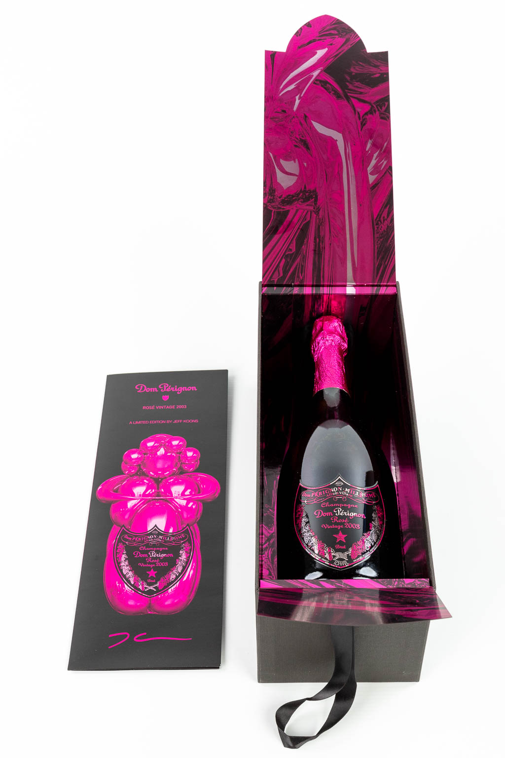 Dom Pérignon Rosé Champagne 2003 Vintage Brut (Limited Edition by Jeff Koons) 