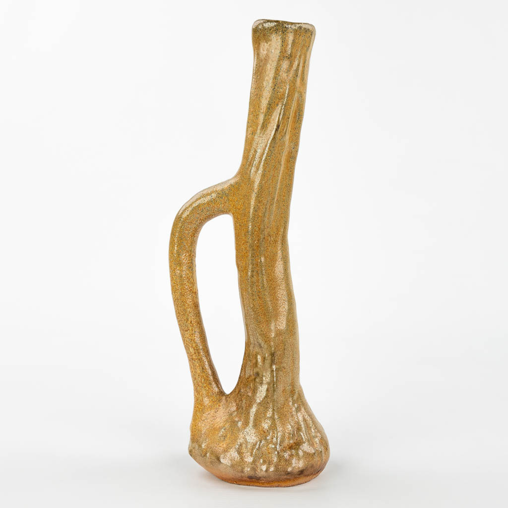 Roger GUERIN (1896-1954) 'Soliflore' a studio vase made of glazed grès. (H:29cm)