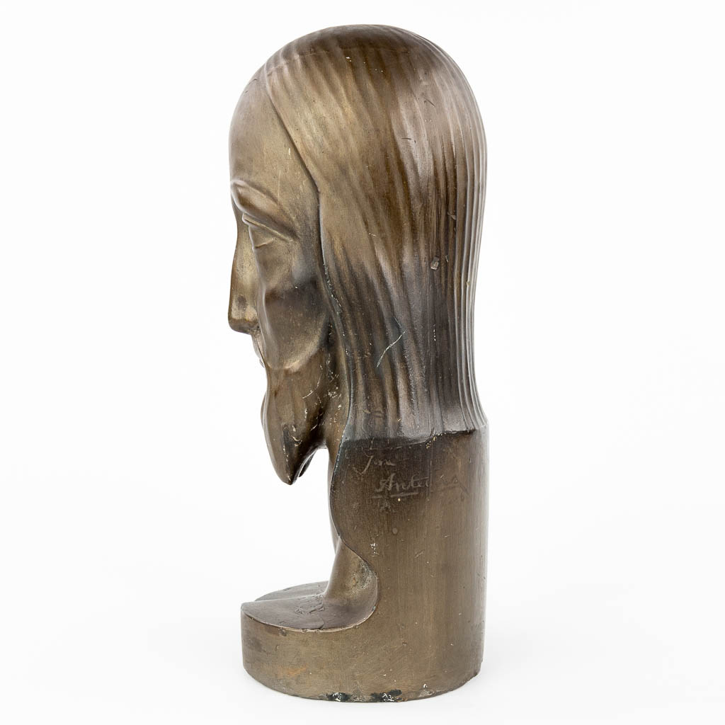 Jan ANTEUNIS (1896-1973) 'Christ' a bust made of plaster. (H:42cm)