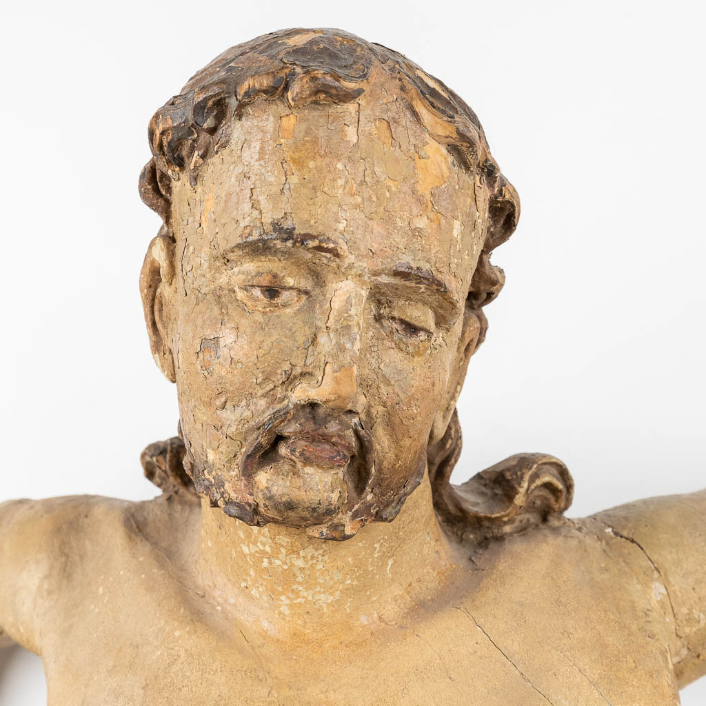 A corpus with original polychrome, Probably Southern Europe, 17th C. (W:83 x H:110 cm)