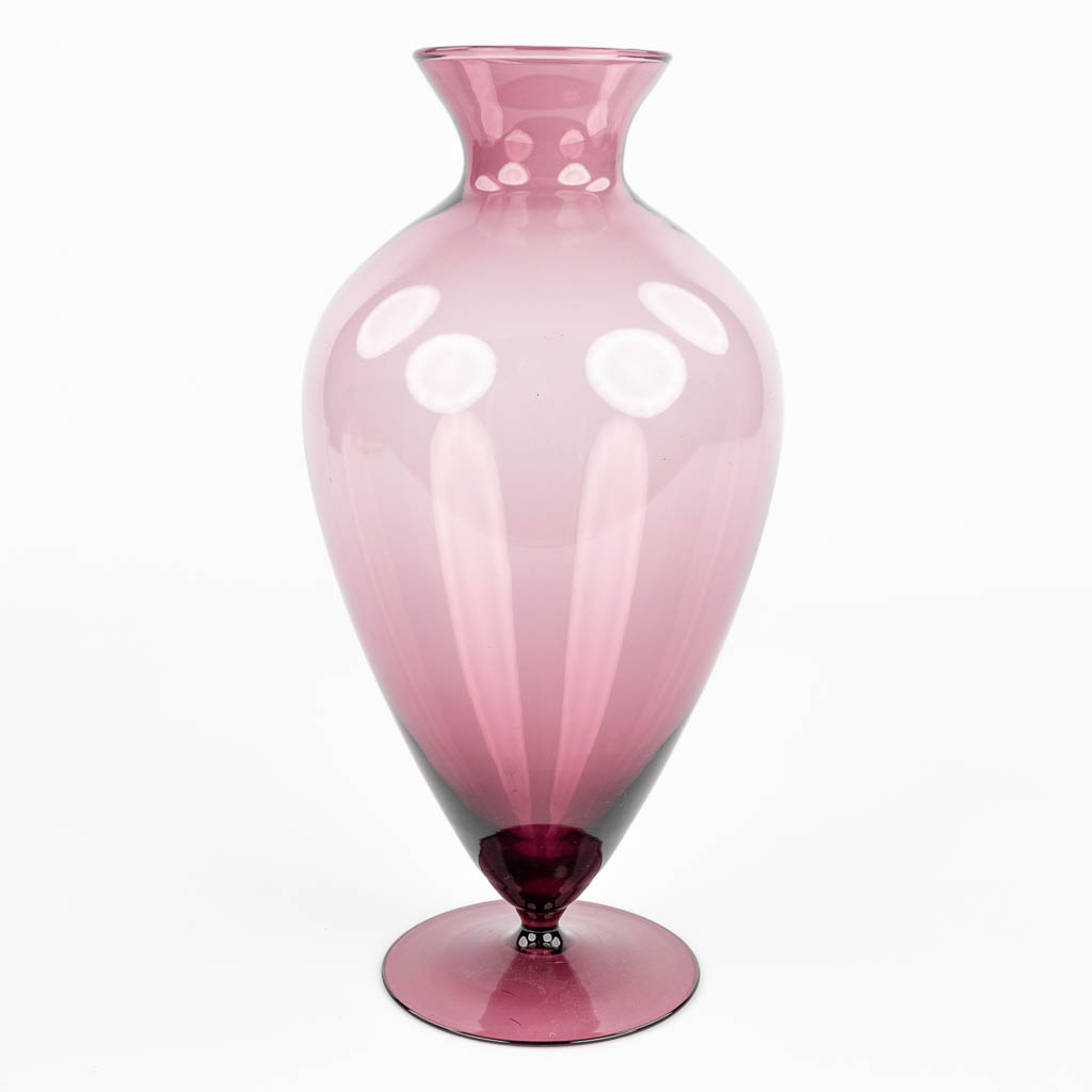 Wilhelm WAGENFELD (1900-1990) 'Vase' made of glass for WMF. (H:30cm)