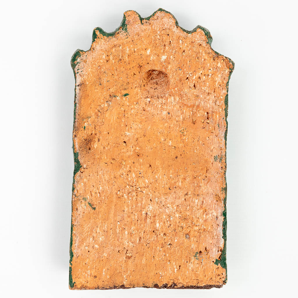 A plaque made of terracotta of 