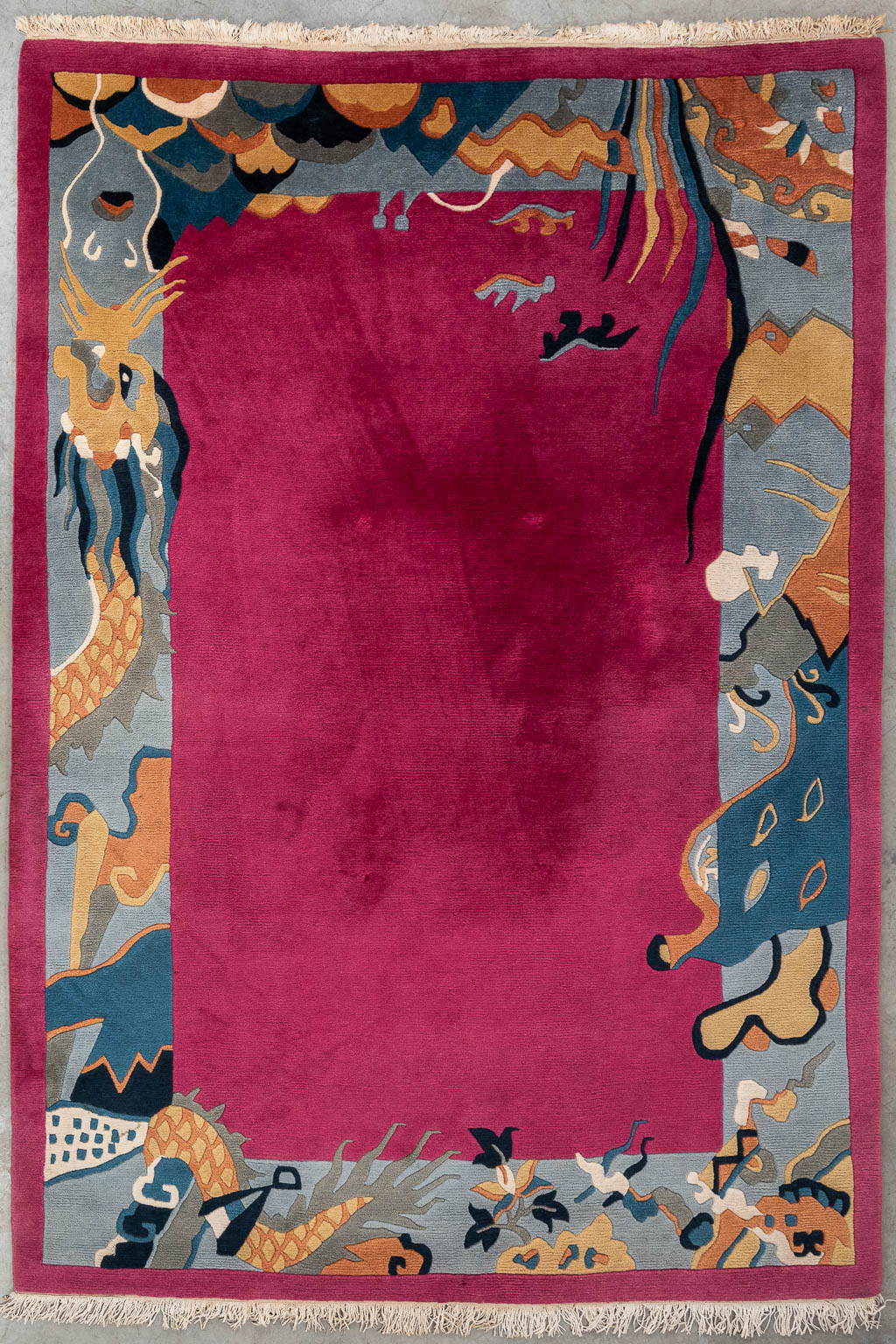 Nini Ferrucci, a carpet. Circa 1980. (D:293 x W:200 cm)