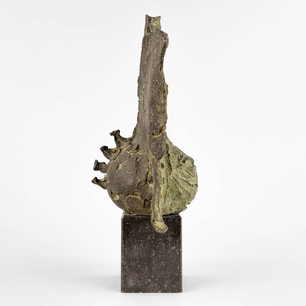 Jef VAN TUERENHOUT (1926-2006) 'Sculptuur' brons (D:13 x W:20 x H:32 cm)