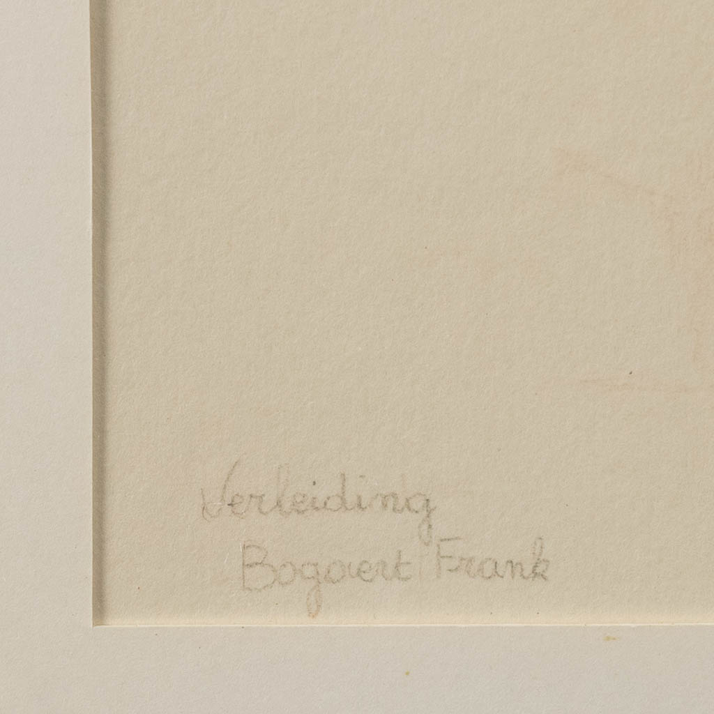 Frank BOGAERT (1950-?) A pair of studies, Indian ink on paper. (37,5 x 53,5 cm)