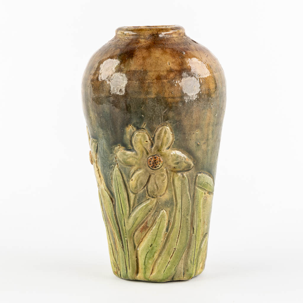  Léo MAES DECOCK (XIX-XX) 'Art Nouveau vase'.