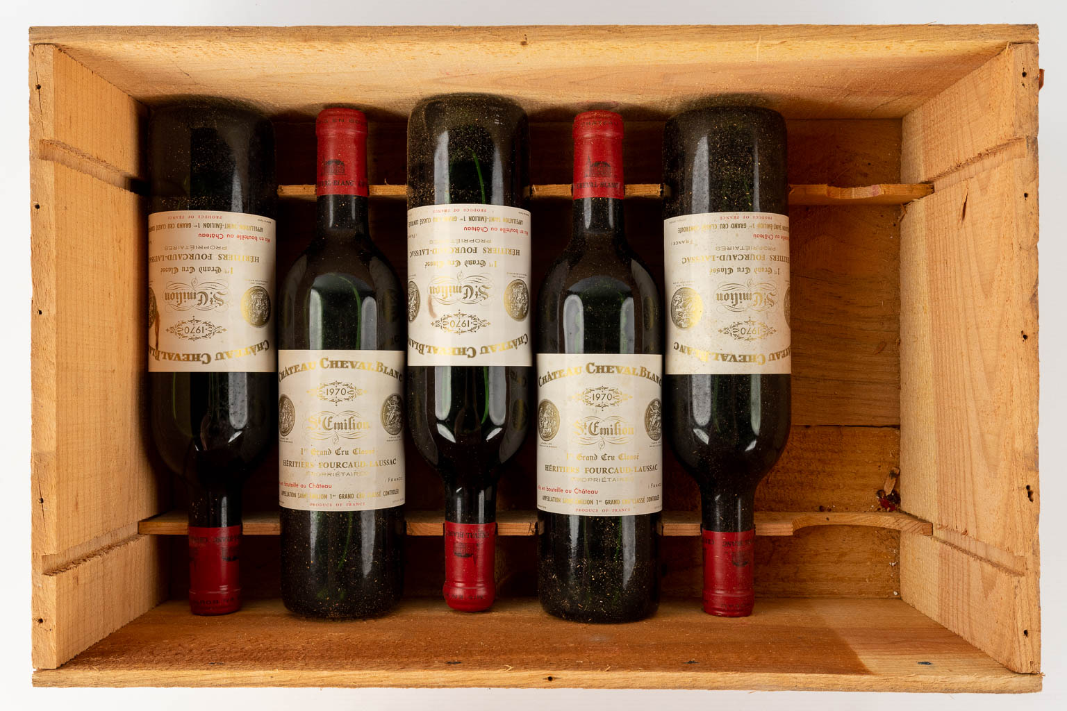 Château Cheval Blanc 1970, 5 flessen. 