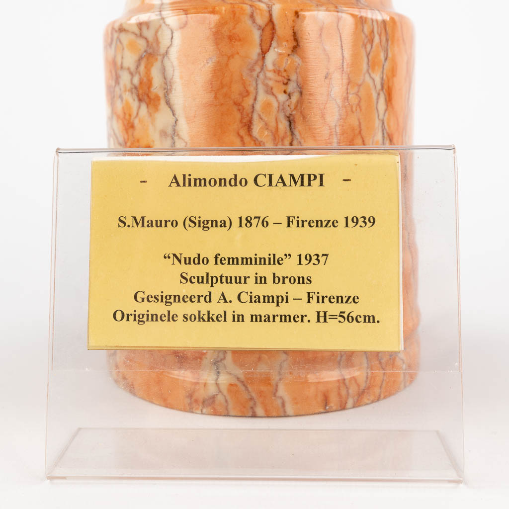 Alimondo CIAMPI (1876-1939) "Nudo Femminile