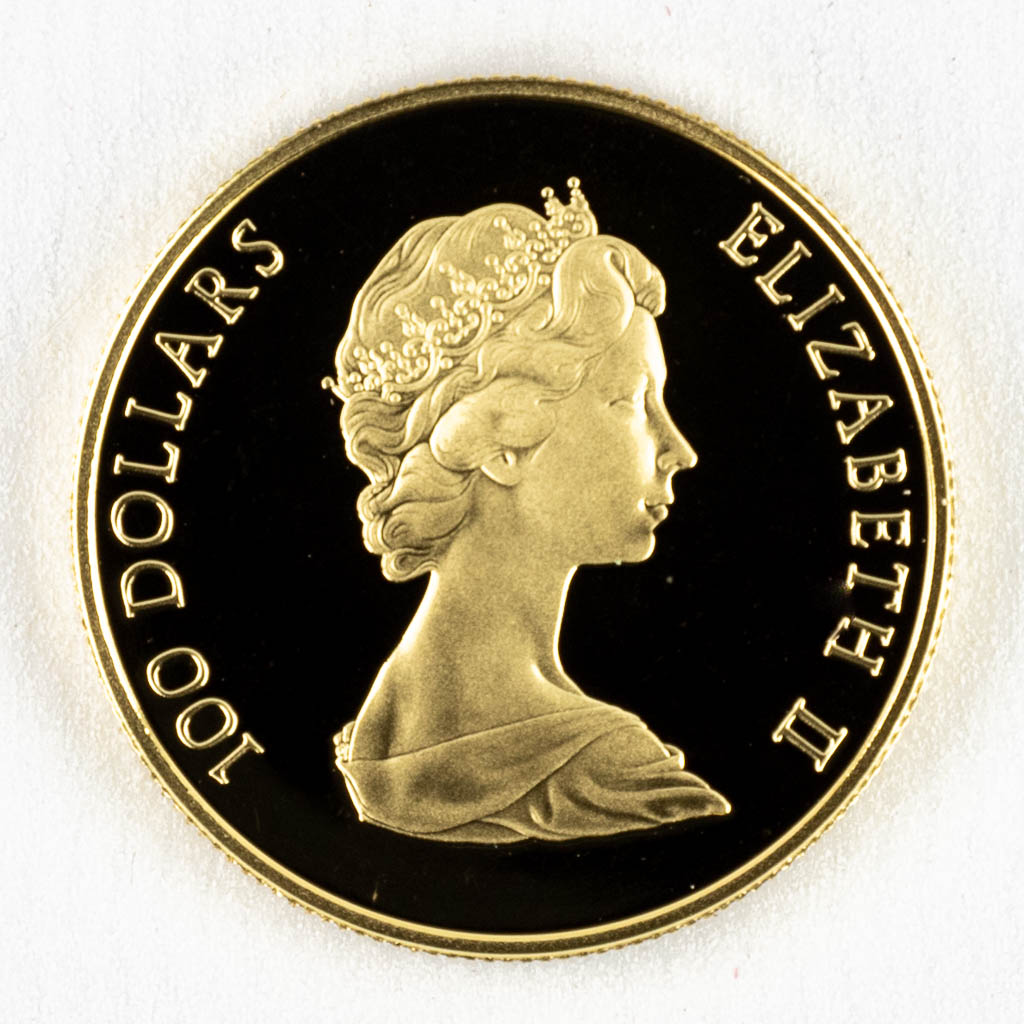Een gouden munt, Canada 100 Dollar, Elisabeth 2, 1982. 16,96g.