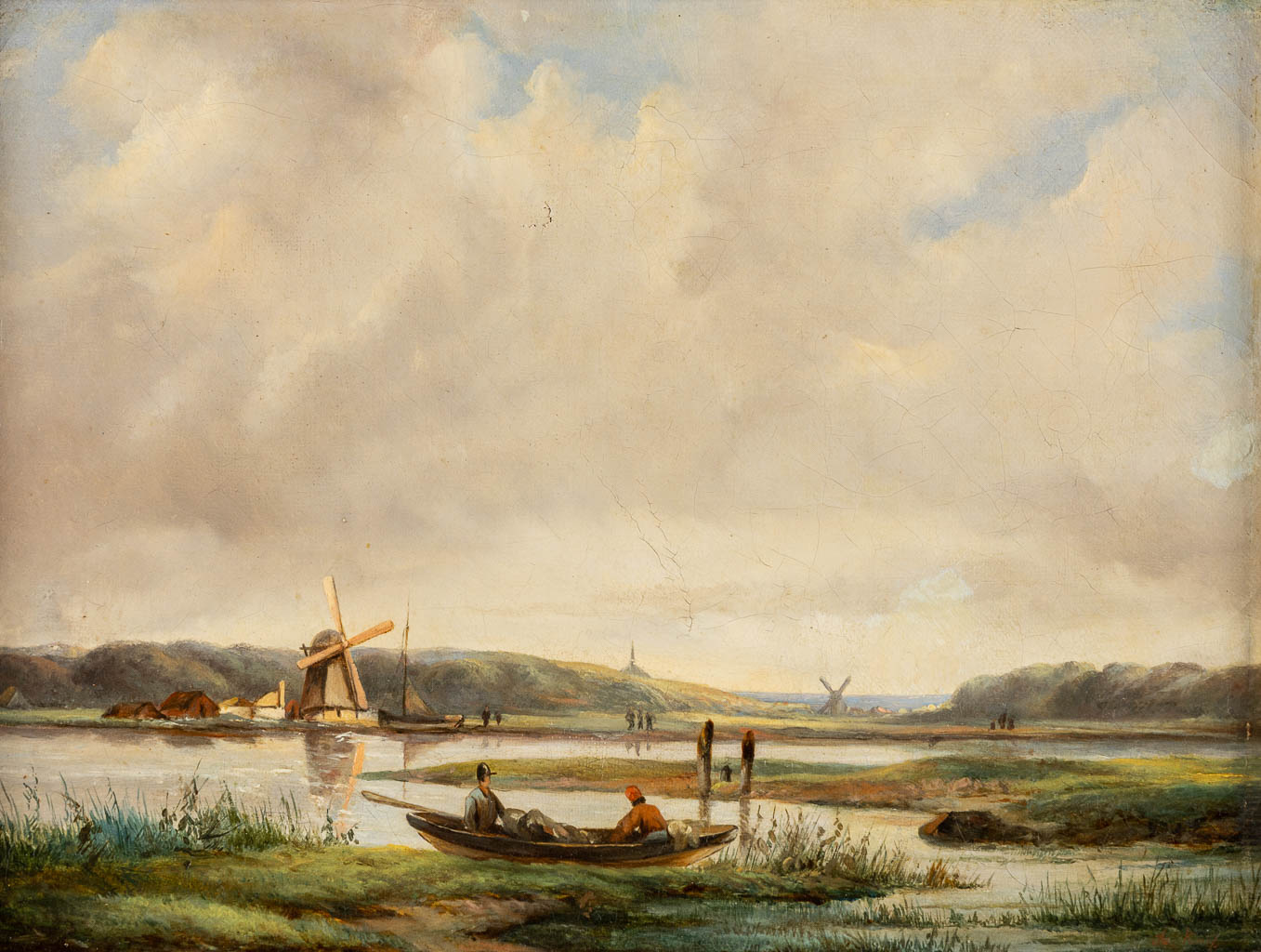  August KNIP (1819-1859/60) 'Landschap met windmolen'