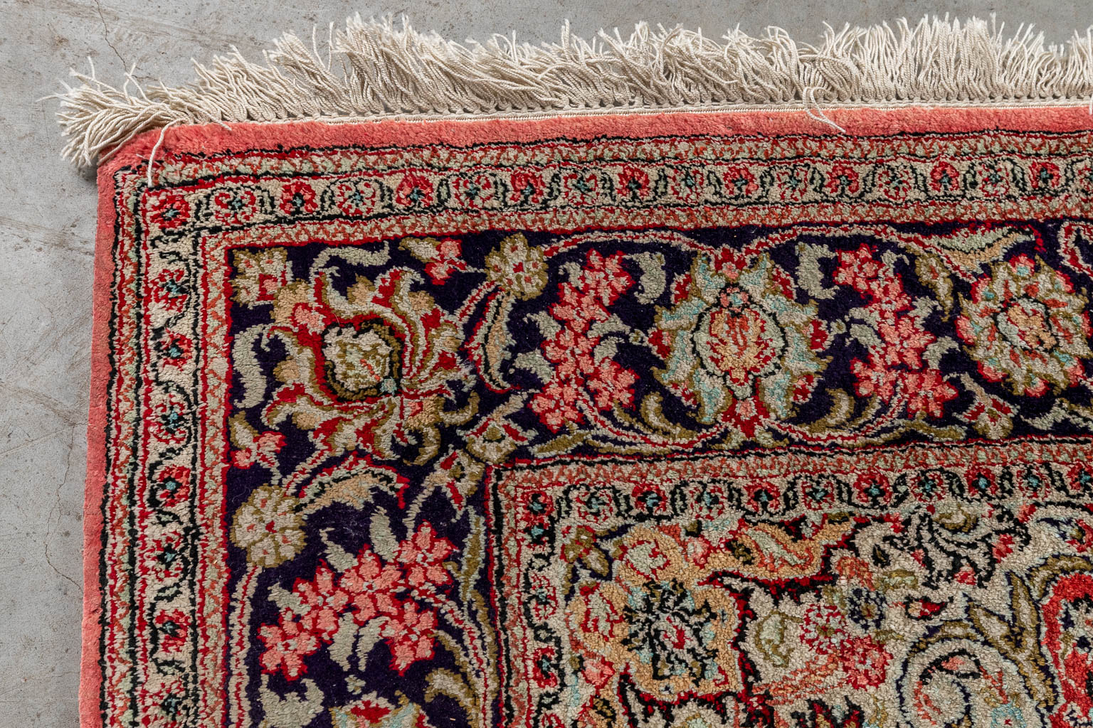 Two Oriental hand-made carpets, Kayseri & Keshan. (D:151 x W:104 cm)