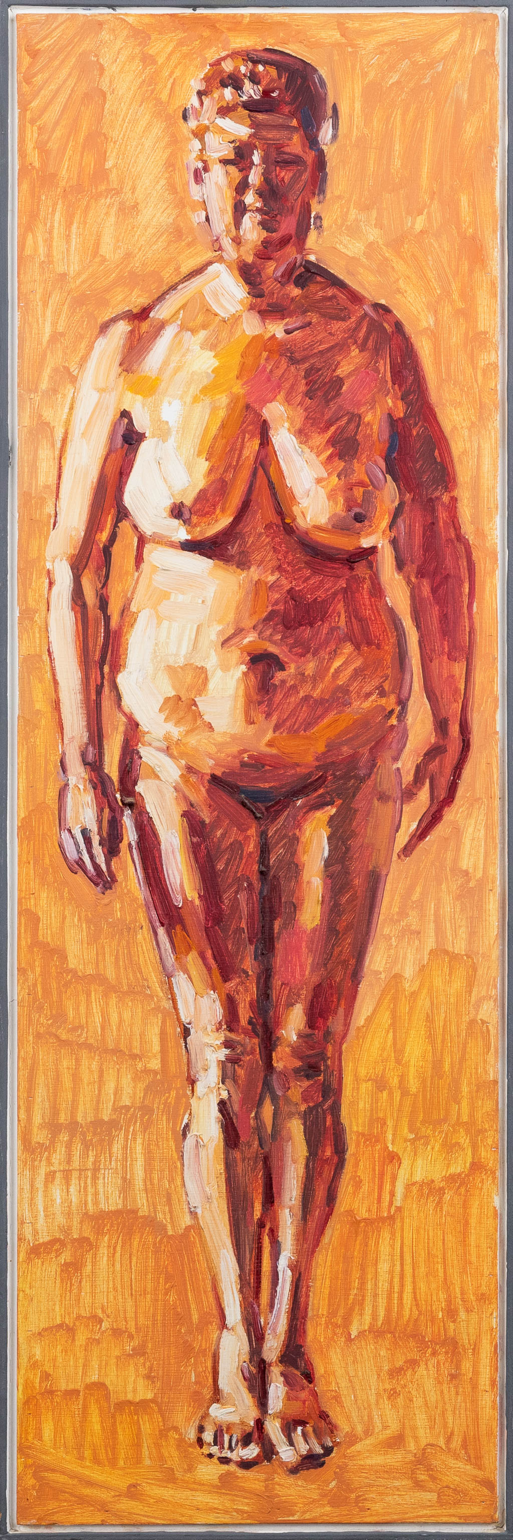 Rik VERMEERSCH (1949) 'Staande Vrouw Monnik', oil on panel, 1997. 