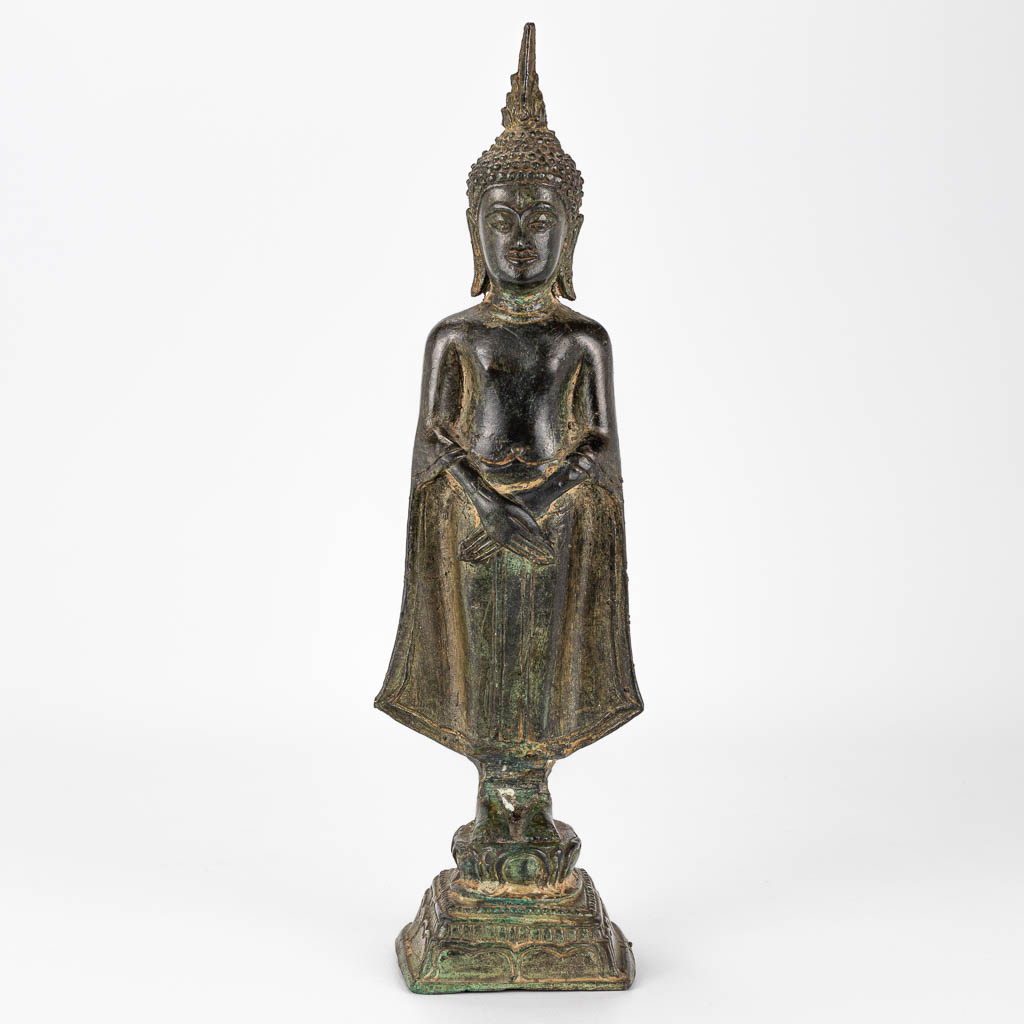 A buddha made of bronze in Thailand. 20th century. 