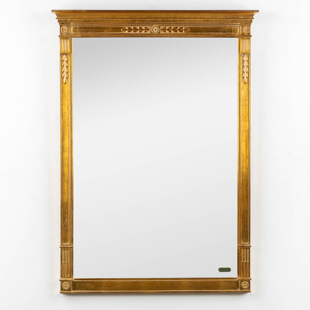 Lot 172 Deknudt, een spiegel. Verguld hout in Empire stijl. (W:74 x H:102 cm)