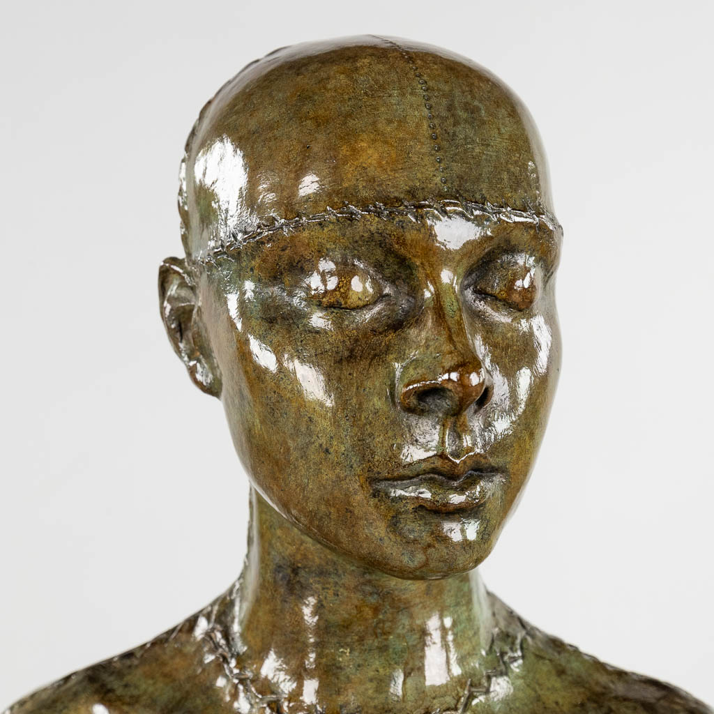 Mauro CORDA (1960) 'La Haut Couture' patinated bronze, 4/8 2001 (D:40 x W:46 x H:105 cm)