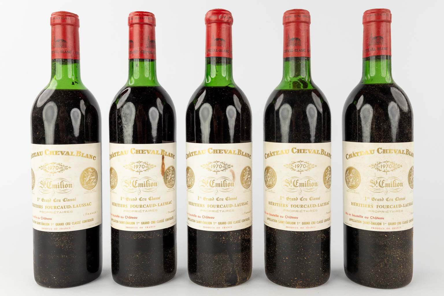 Château Cheval Blanc 1970, 5 flessen. 