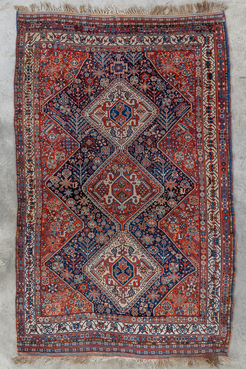  An Oriental hand-made carpet, Antique Gashqai.