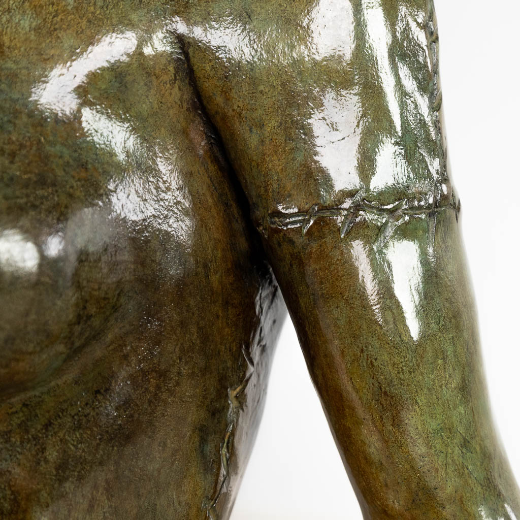 Mauro CORDA (1960) 'La Haut Couture' patinated bronze, 4/8 2001 (D:40 x W:46 x H:105 cm)
