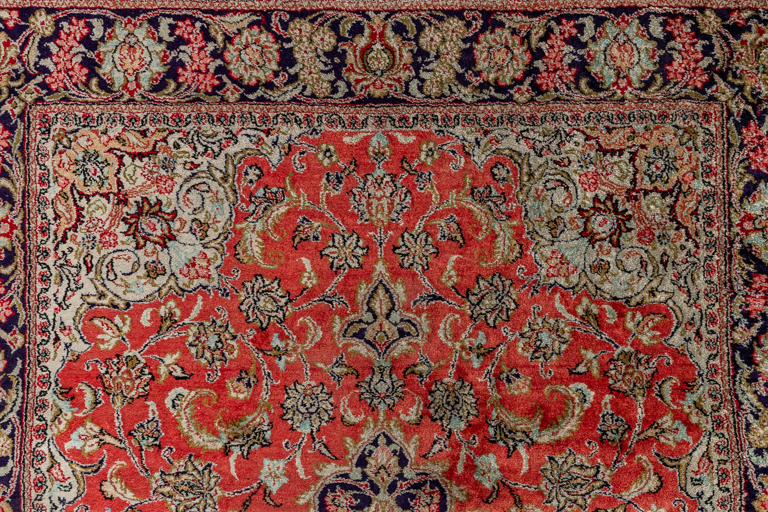 Twee Oosterse handgeknoopte tapijten, Kayseri & Keshan. (D:151 x W:104 cm)
