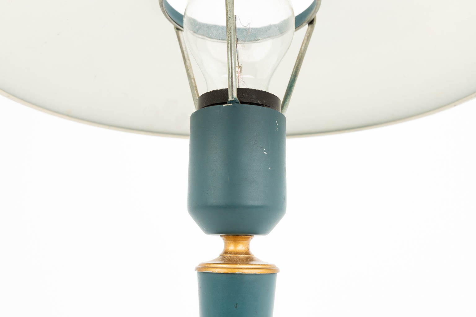 Louis Christian KALFF (1897-1976) een mid-century tafellamp gemaakt voor Phiilips. (H:32,5cm)