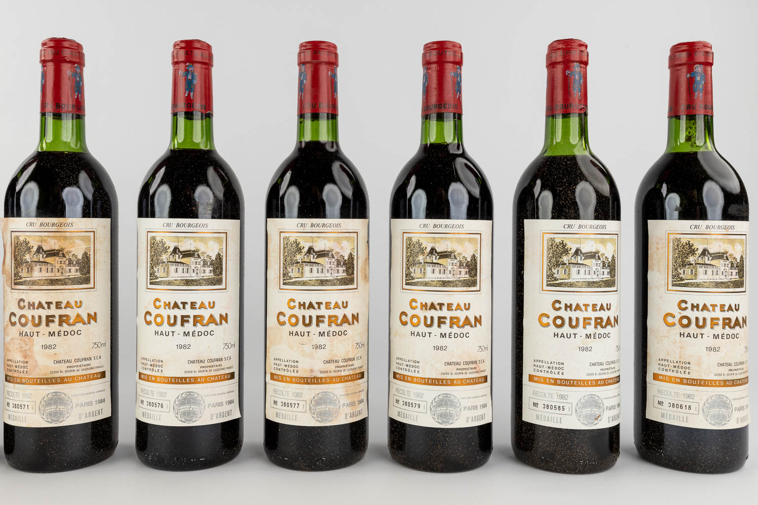 Château Coufran Haut Médoc, 1982, 12 bottles (2 chests)