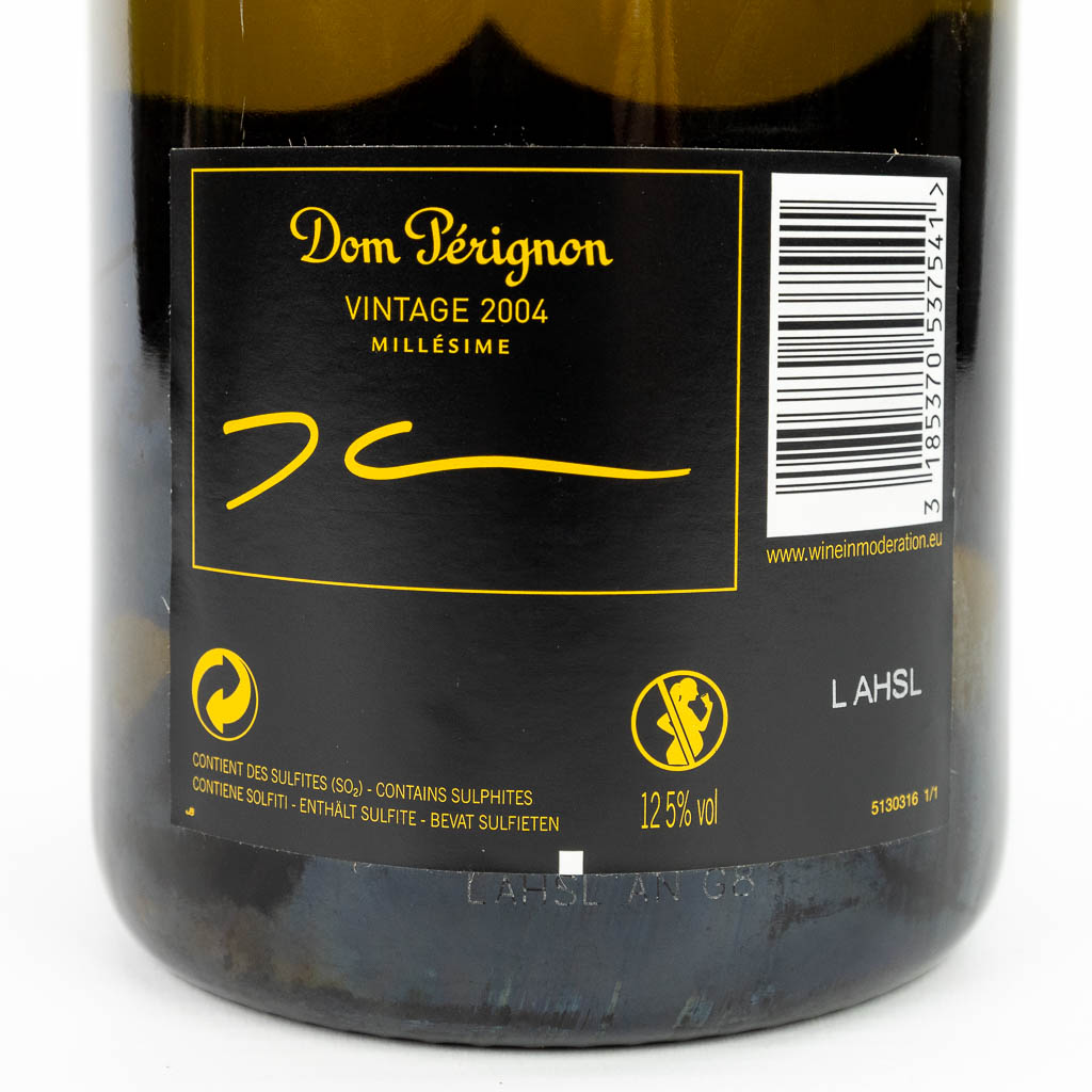 3 x Dom Pérignon Champagne 2004 (Limited Edition by Jeff Koons). 