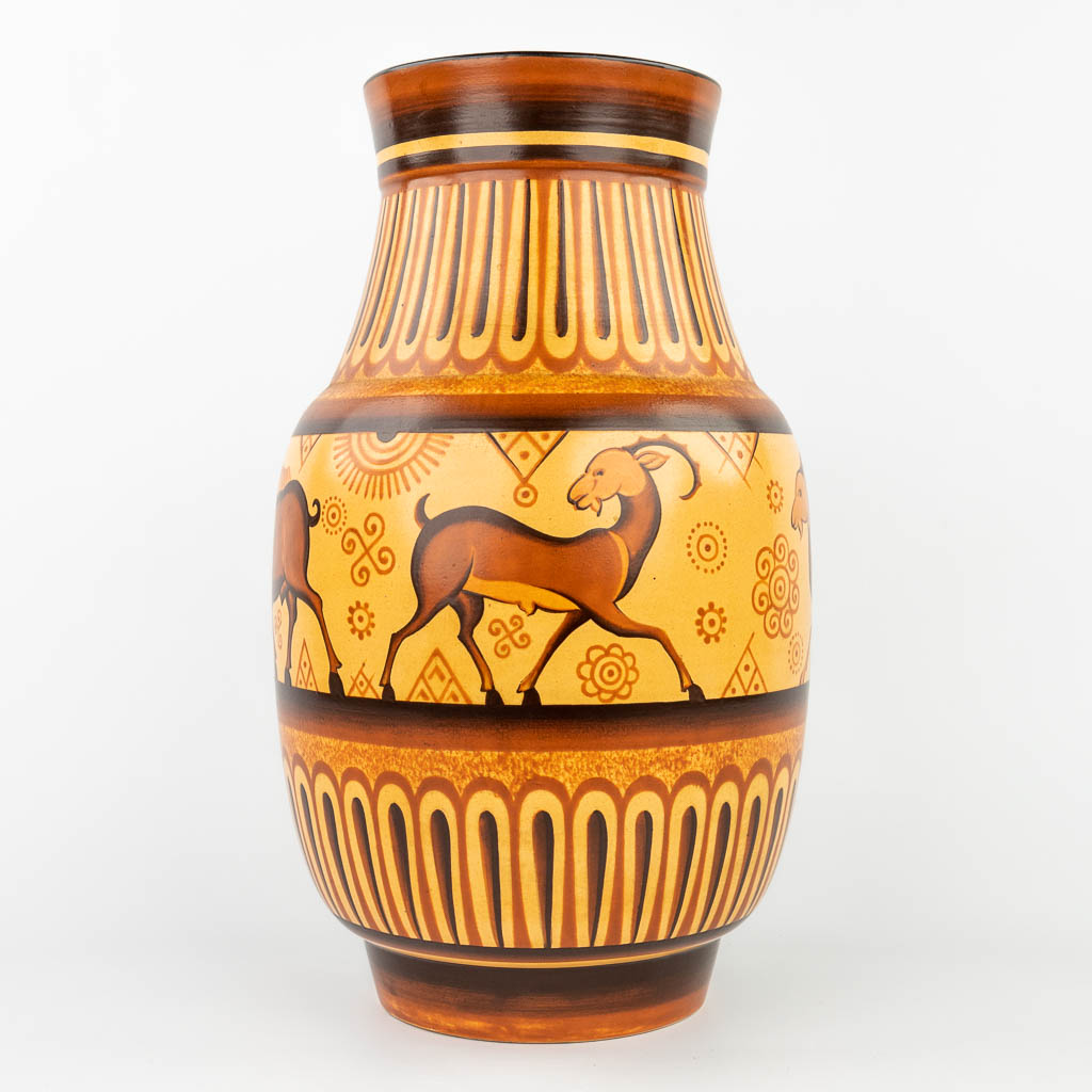 Charles CATTEAU (1880-1966) Vase with decor 2170. (42 x 24cm)