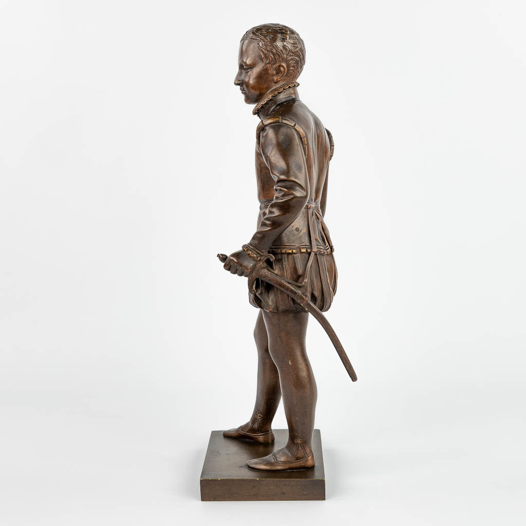 After François Joseph BOSIO (1768-1845) A statue of Henry IV made of bronze. (H:49cm)