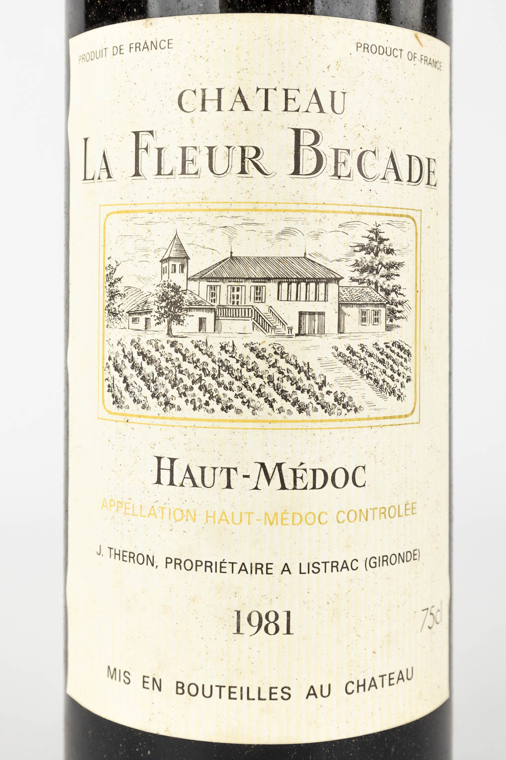 Château La Fleur Becade, 1976, 5 flessen 1981, 1 fles.