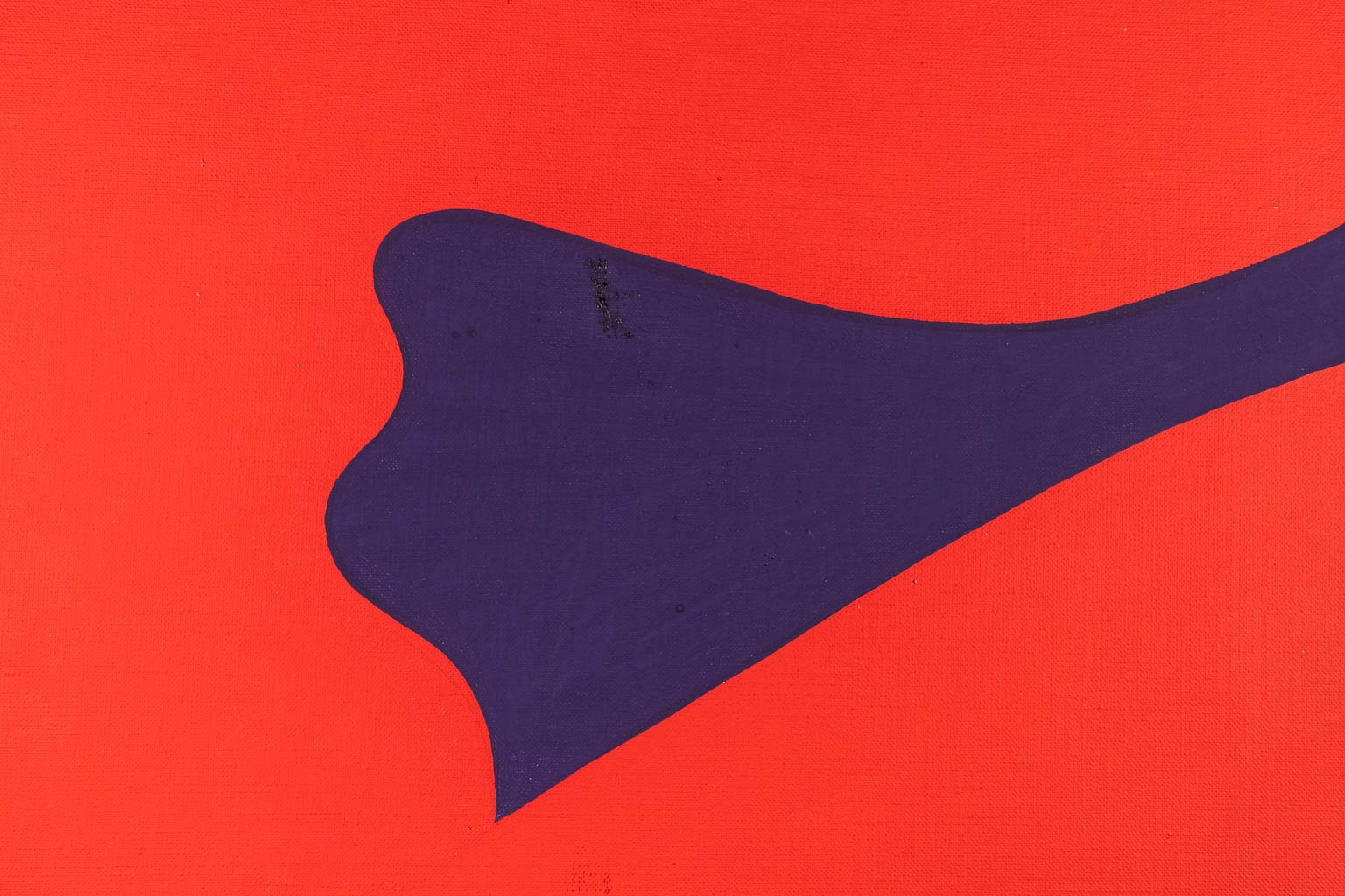 Guy BAEKELMANS (1940) 'Divided' Tempera on canvas, 1969. (W:120 x H:180 cm)