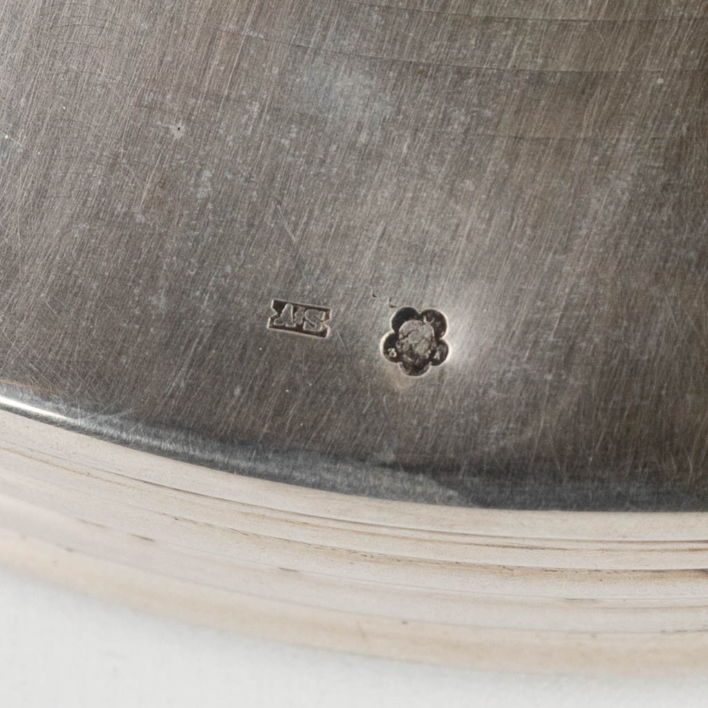 Een paar kandelaars, zilver, 800/1000, gemerkt Wenen, Oostenrijk. 1872-1922. 1152g. (W:16,5 x H:34 cm)