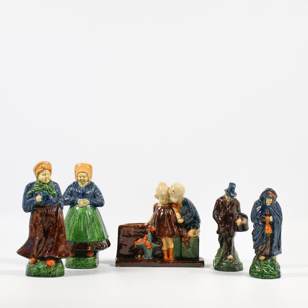  Collection of Flemish Earthenware Figurines