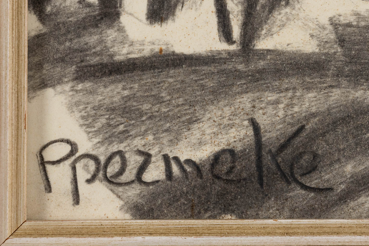 Paul PERMEKE (1918-1990) 'Drie tekeningen' houtskool op papier. (W:34 x H:24 cm)