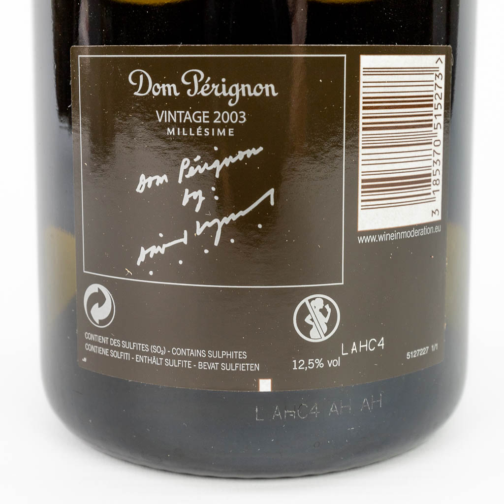 Dom Pérignon Champagne Vintage 2003 Brut, Limited edition door David Lynch.