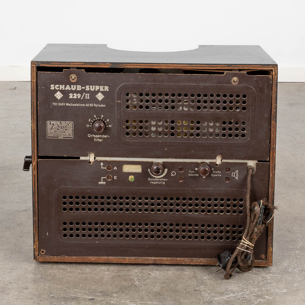 An antique radio 