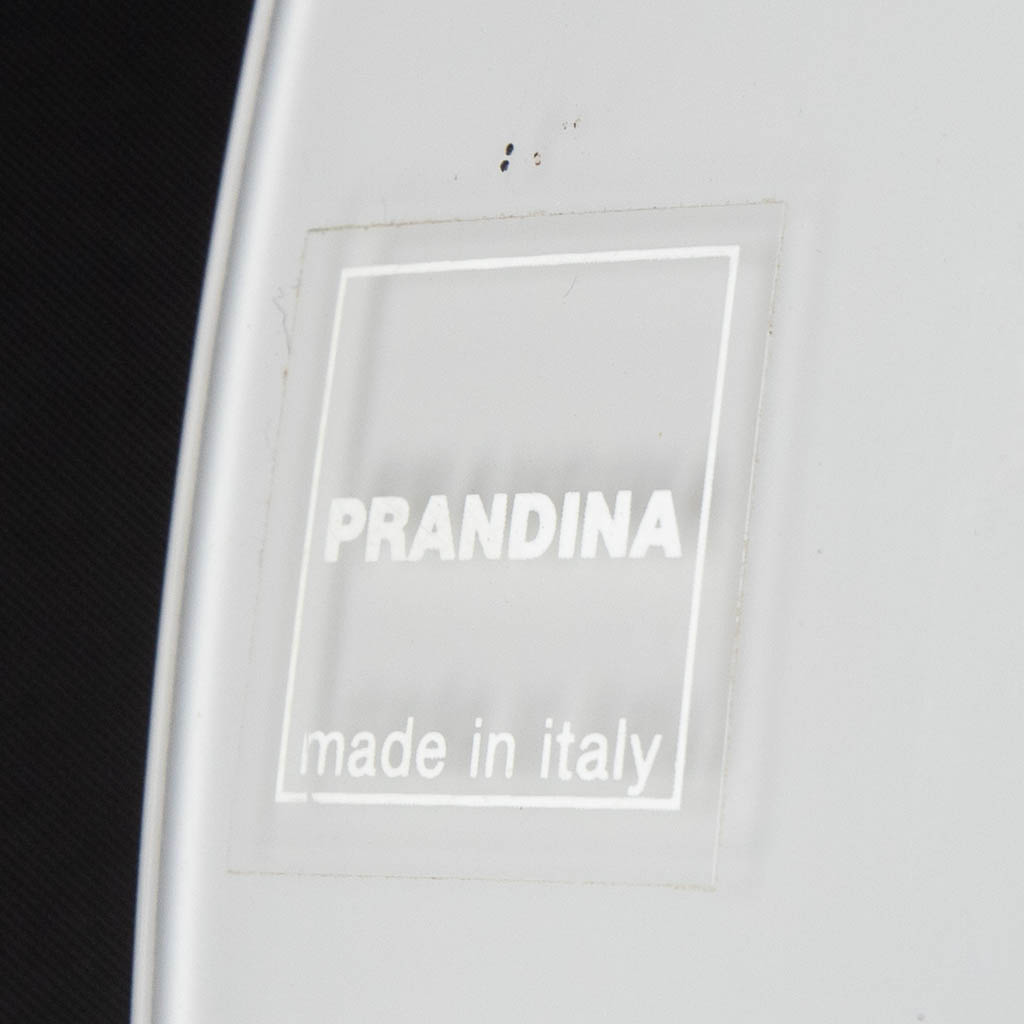 Prandina, two ceiling lamps, glass. (H:14 x D:50 cm)