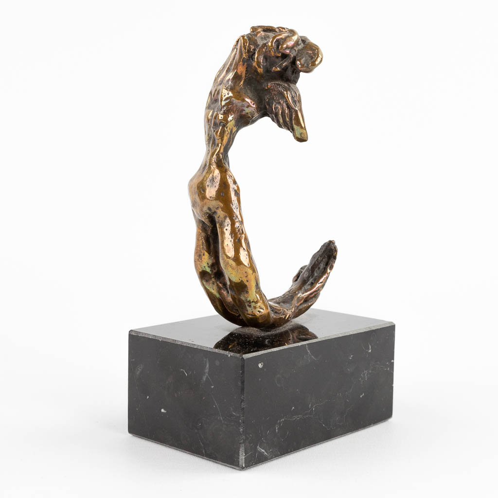 Salvador DALI (1904-1989)(after) 'Angel of Victory' gepatineerd brons. (H:11,6 cm)