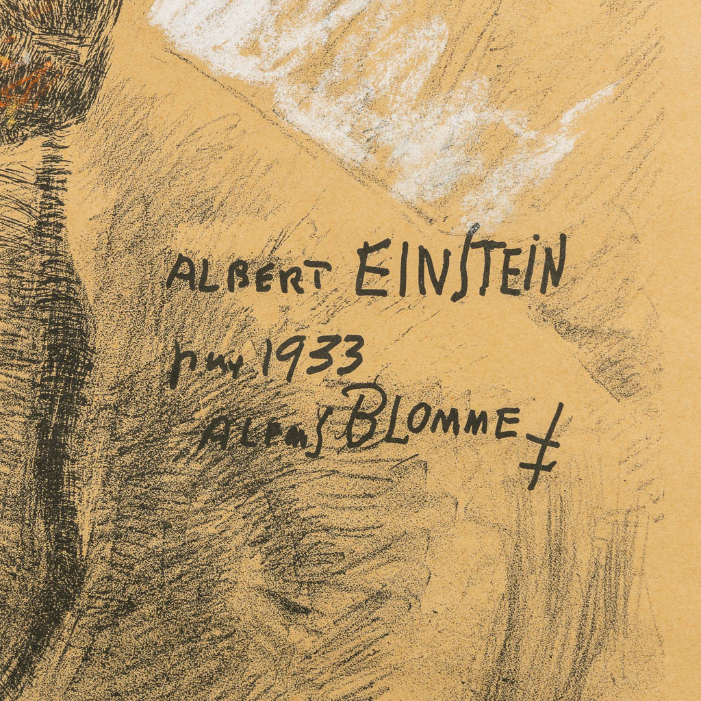 Alfons BLOMME (1889-1979) 'Albert Einstein'.