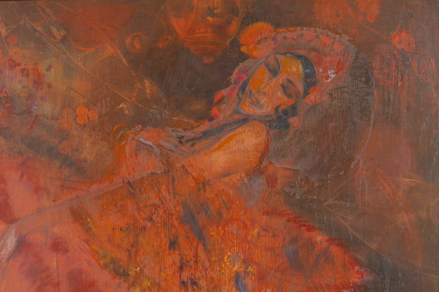Karel VAN BELLE (1884-1959) 'Danseres'. (W:81 x H:101 cm)