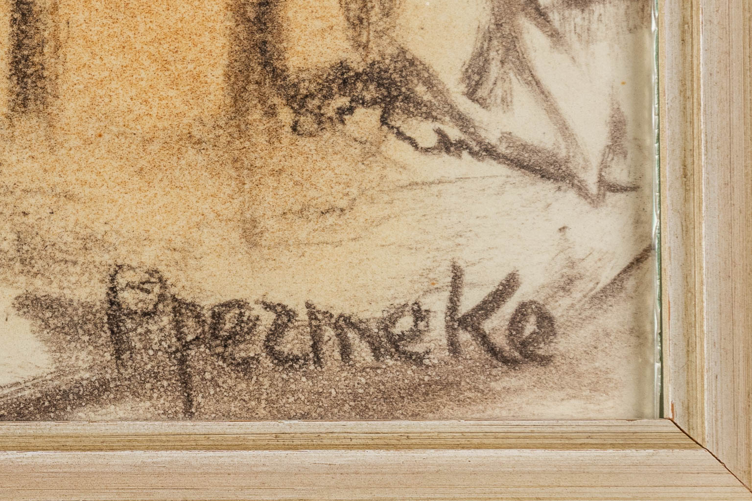 Paul PERMEKE (1918-1990) 'Three Drawings' charcoal on paper. (W:34 x H:24 cm)