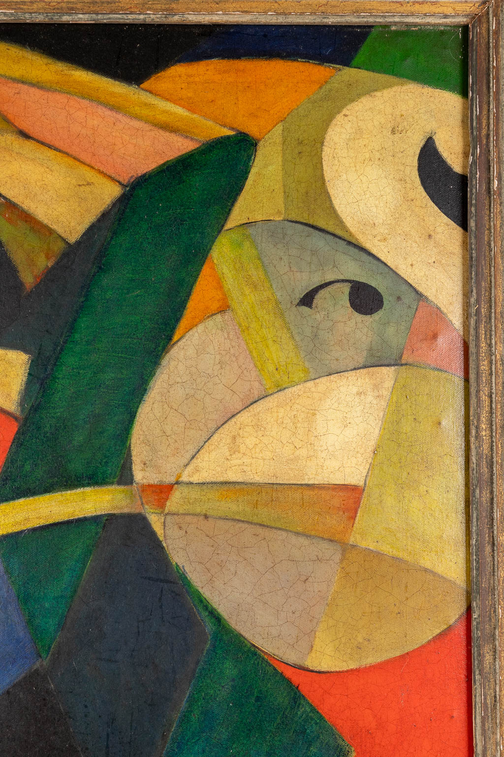 Prosper DE TROYER (1880-1961) 'Het Feest' olie op doek. 1920. (W:71 x H:110 cm)