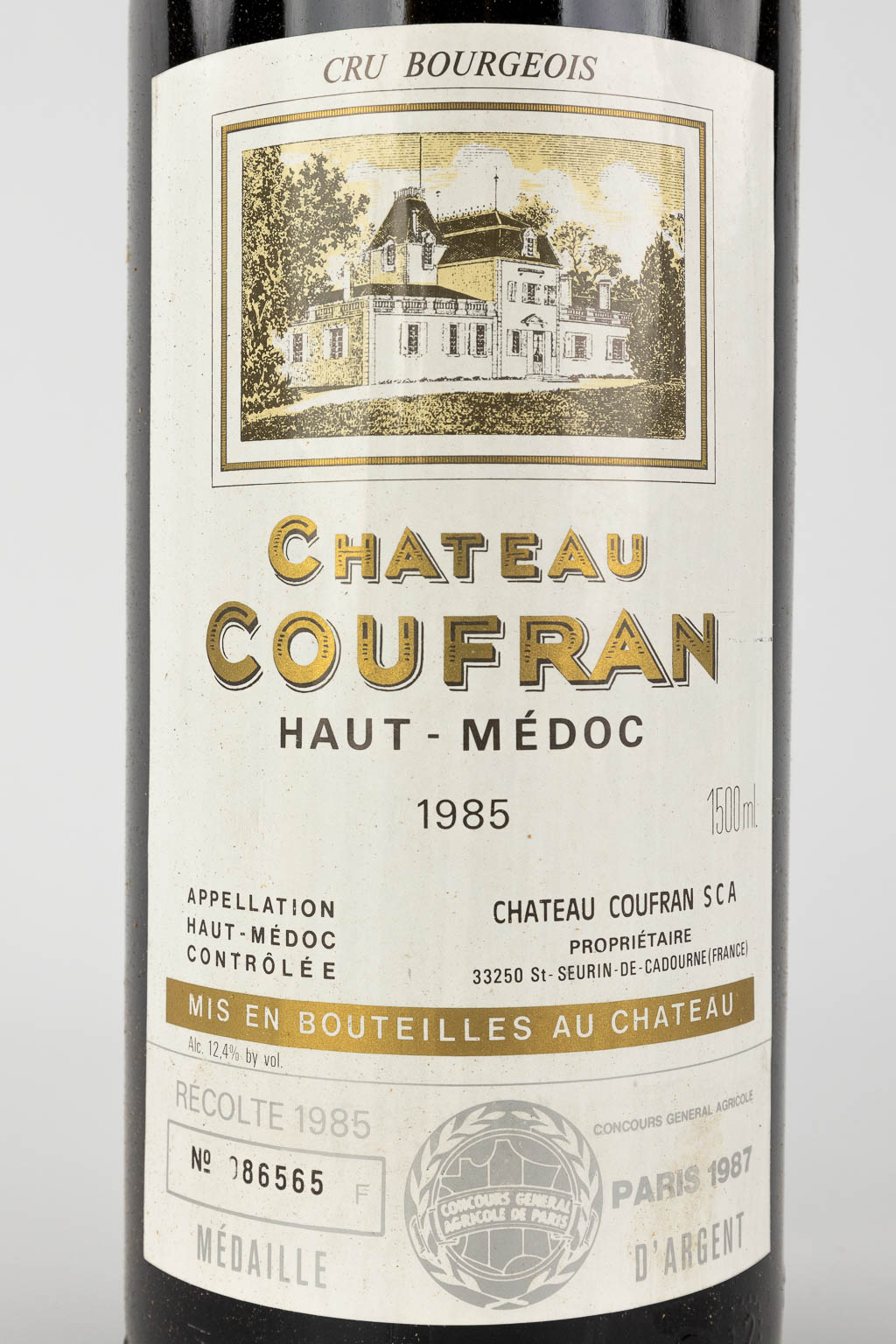 Château Coufran 1985, Haut Médoc, 3 magnum flessen